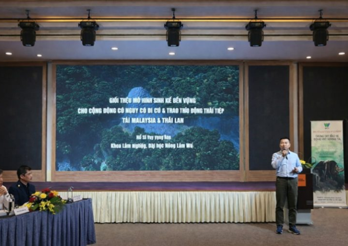 Ban quản lý Vườn quốc gia Phong Nha – Kẻ Bàng tham dự hội thảo tham vấn “Phòng ngừa rủi ro do di cư bất hợp pháp và vi phạm các quy định pháp luật về bảo vệ động, thực vật hoang dã tại Malaysia và Thái Lan”