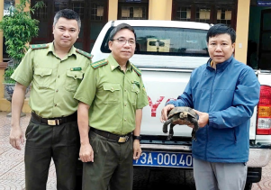 Trung tâm Cứu hộ, Bảo tồn và Phát triển sinh vật tiếp nhận động vật hoang dã nguy cấp, quý hiếm để cứu hộ