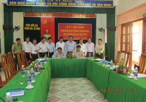 Ban quản lý VQG Phong Nha – Kẻ Bàng và Công ty cổ phần tập đoàn Trường Thịnh tổ chức lễ ký “Hợp đồng cung ứng DVMTR để kinh doanh du lịch sinh thái”