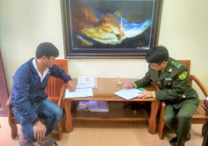 Hạt Kiểm lâm VQG Phong Nha – Kẻ Bàng:Tiếp tục xử phạt tài xế vận chuyển lâm sản trái pháp luật