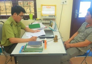 VQG Phong Nha – Kẻ Bàng tiếp tục xử lý lái xe vận chuyển lâm sản trái pháp luật