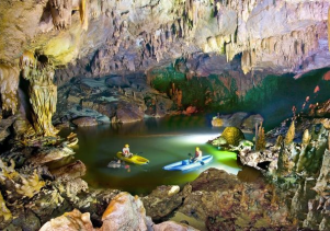 Khám phá Xuyên Sơn Hồ và chinh phục 4.500m động Phong Nha
