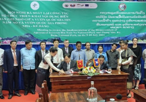 Ký kết biên bản ghi nhớ hợp tác giữa VQG Na Kai – Nậm Thơn và VQG Phong Nha – Kẻ Bàng