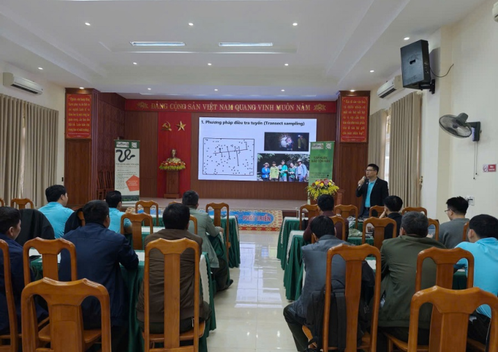 Tập huấn nâng cao năng lực bảo tồn các loài rắn tại VQG Phong Nha – Kẻ Bàng