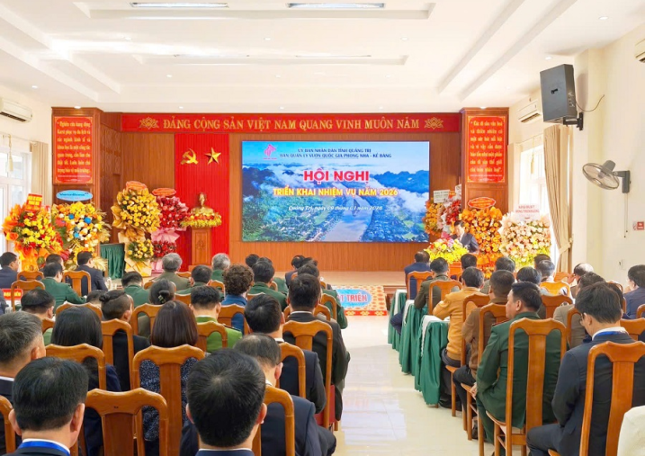 BQL VQG Phong Nha - Kẻ Bàng: Hội nghị tổng kết năm 2025 và triển khai nhiệm vụ năm 2026