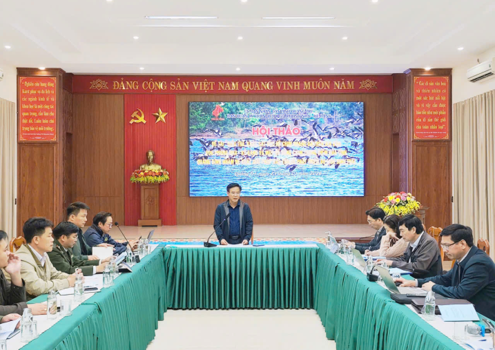 Hội thảo khoa học đề tài “Điều tra, khảo sát khu hệ chim hoang dã trên địa bàn VQG Phong Nha - Kẻ Bàng và một số vùng chim trọng điểm của tỉnh Quảng Bình nhằm đề xuất giải pháp bảo tồn và phát triển du lịch sinh thái”