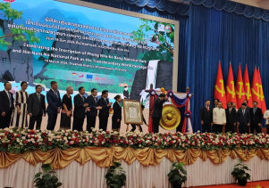 Đoàn đại biểu tỉnh Quảng Trị tham dự Lễ đón nhận danh hiệu Di sản thiên nhiên thế giới đối với Vườn quốc gia Hin Nậm Nô (CHDCND Lào)