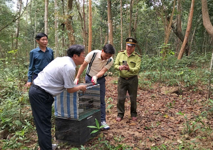 Vườn quốc gia Phong Nha - Kẻ Bàng phối hợp với Trung tâm Cứu hộ động vật hoang dã Hà Nội tái thả động vật hoang dã về môi trường tự nhiên