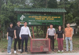 Tiếp nhận cá thể Khỉ đuôi lợn từ Trung tâm Cứu hộ Gấu Việt Nam