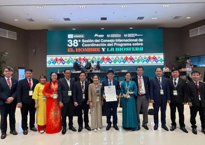 Phong Nha – Kẻ Bàng được UNESCO vinh danh là Khu Dự trữ Sinh quyển Thế giới