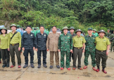 Ban quản lý Vườn quốc gia Phong Nha – Kẻ Bàng tham gia phối hợp tuần tra song phương, kiểm tra khu vực đoạn biên giới tỉnh Quảng Trị và tỉnh Khăm Muồn