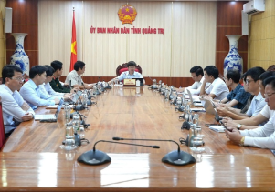 Chủ tịch UBND tỉnh – Bùi Hoàng Phương làm việc với BQL VQG Phong Nha – Kẻ Bàng về nghiên cứu ứng dụng UAV trong quản lý, bảo vệ rừng